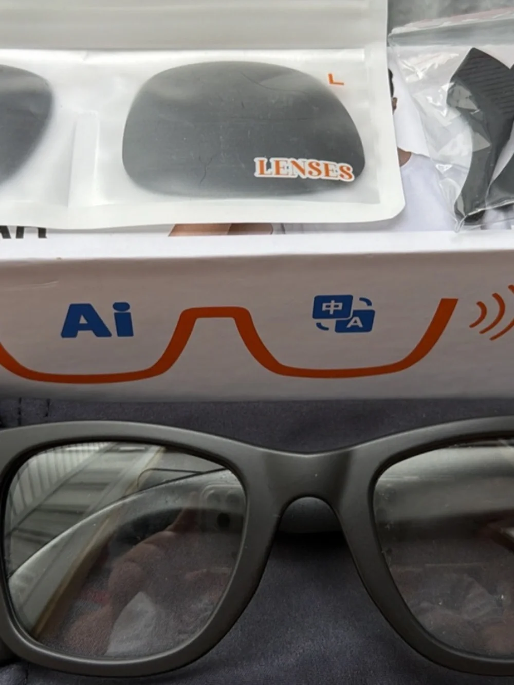 4k Smart AI Glasses for Men, Women, 8 MP Camera, Open-Ear Speakers, 1080p HD